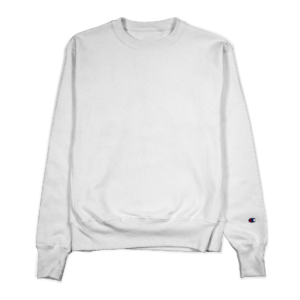 White Champion s600 sweatshirt